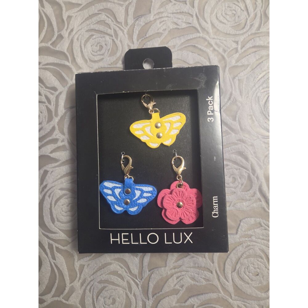 Hello Lux 3pk Charms - Butterfly set